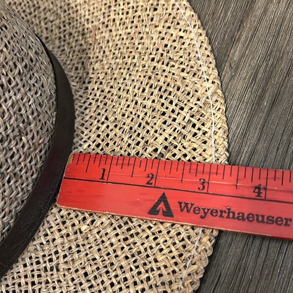 Vintage P label straw panama hat very good condition - Picture 5 of 13